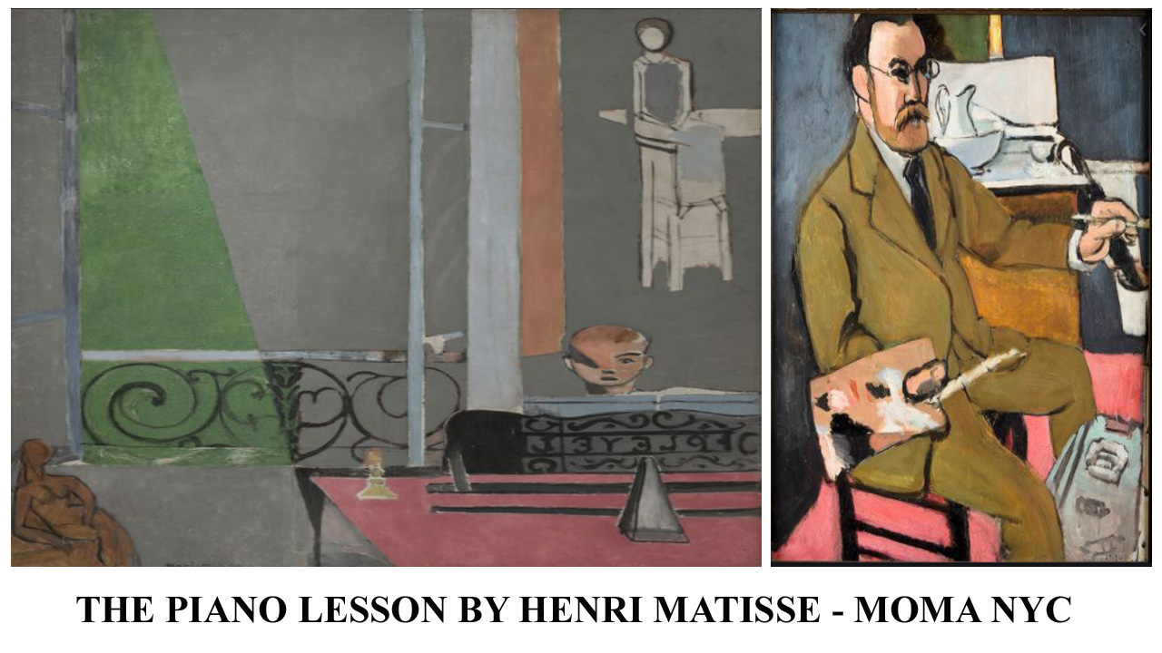 The Piano Lesson by Henri Matisse MOMA NYC Novus Laurus Cultural